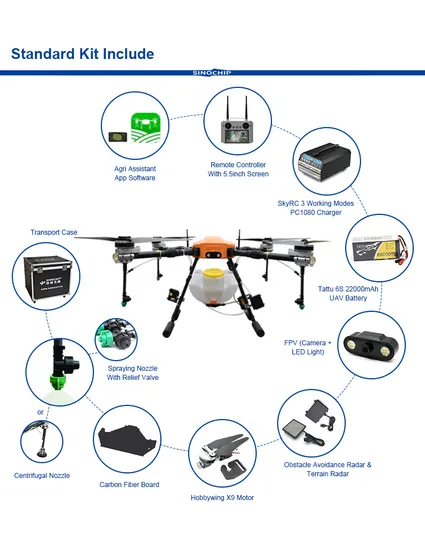 Df-T16 4-Axis Agricultural Spraying Crop Protection Drone
